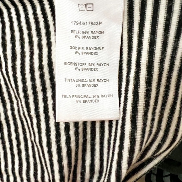 Anthropologie Dolan Black & White Striped Sleeveless Maxi Dress | Size Small - Picture 4 of 4